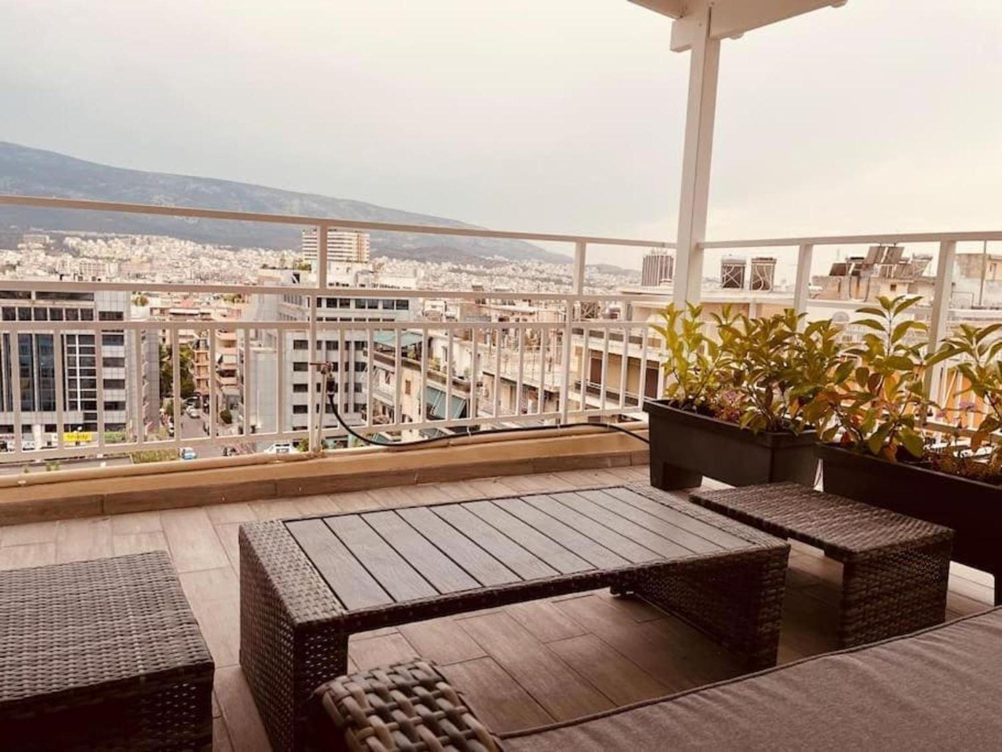 Tiny Rooftop Apartment Athènes Extérieur photo